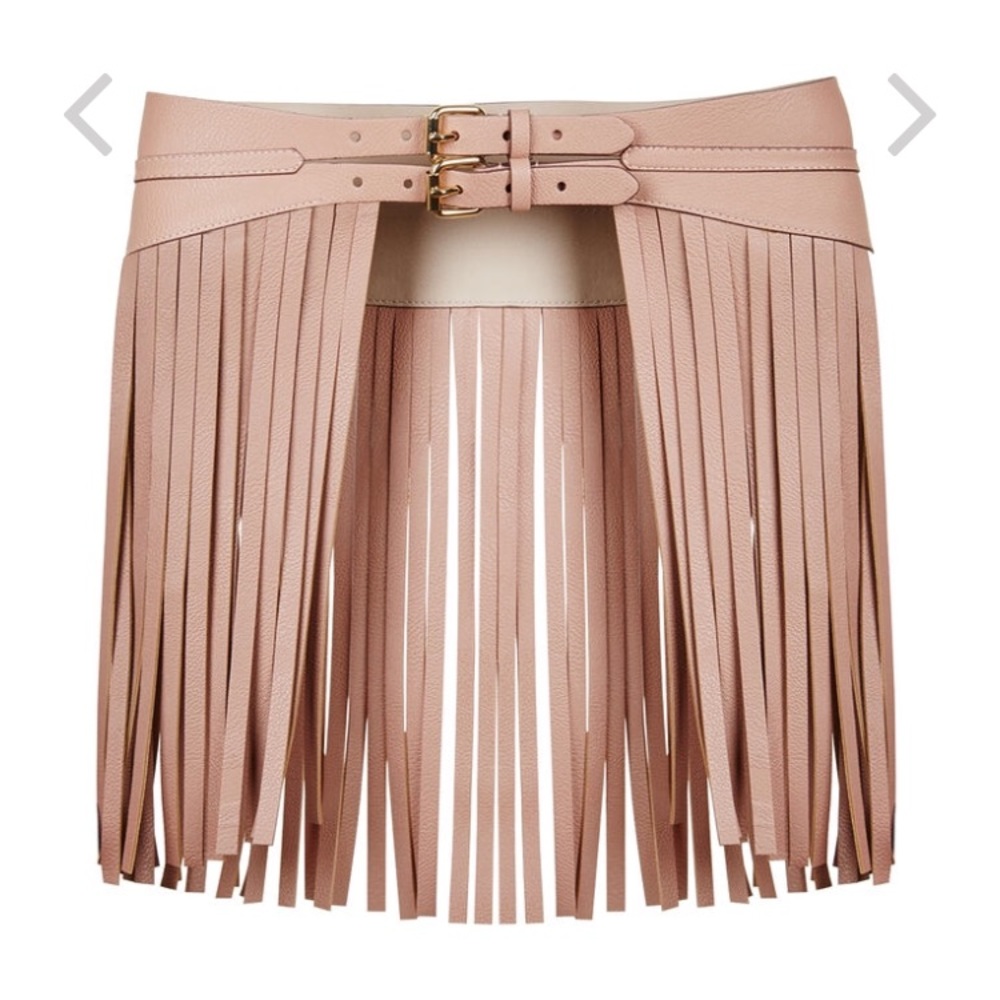 BCBG Maxazria pink contour belt size small